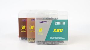 6/7/8 Speed Bike ChainBicycle Chain for Most Bikes Cycling ChainsSilvery/Golden/Rainbow/Brown Colors116 Links