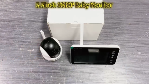 Babystar 5.5" Baby monitorPan-Tilt-Zoom1000ft Range No WiFi night vision temperature lullaby two-way audio VOX mode