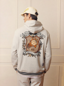 Jack Jones | NBA Collaboration Mens Hoodie Casual Loose