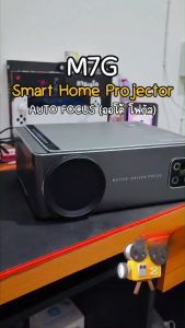 ถ่ายโปรเจคเตอร์ M7G สำหรับโปรเจคเตอร์ 1080P Smart Home Projector Android 9.0 รองรับ WiFi ลำโพงและมีประสิทธิภาพ [รับประกัน 1 ปี]
