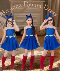 Denim Dress for kids 6-9 y/o