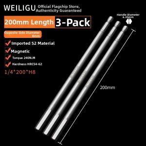 weiligu | Extended Magnetic Hex Driver Bits Set