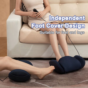 Jinkairui Foot Massager Electric Leg Massager Calf Warmer Foot Massage with Hand Control Kneading Heating Foot Therapy Relax Muscles (Wireless)