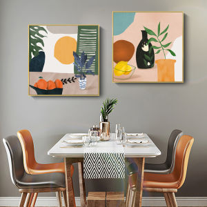 Modern Minimalist Nordic Style Morandi Color Fresh Abstract Decoration Painting