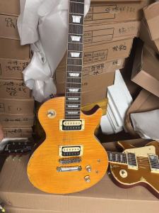 Aged Relic Gibson Les Paul Standard Slash Signature Electric Guitar Flame Maple Top Professional Guitar