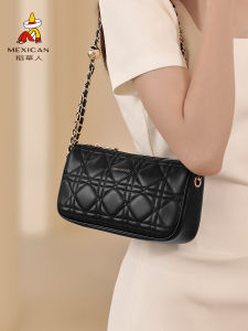 Mexican | Túi Quilted Kim Cương Dây Xích Nhỏ Thời Trang