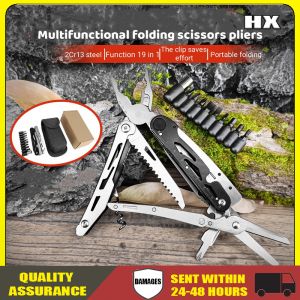 Multitool 12 IN 1 Multi Functional Folding EDC Hand Tool Screwdriver Mini Pliers