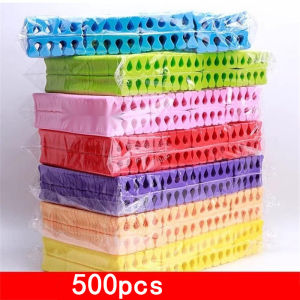 Wholesale 100/200/500pcs Beige Sponge Finger Toe Separators Nail Polish Separators Manicure Pedicure Nail Art Tool Feet Care