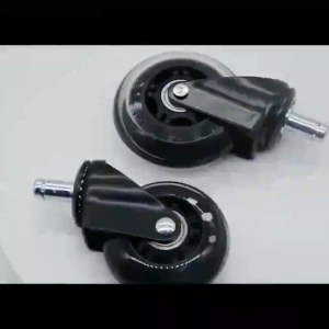 [SG Ready Stock] Office Chair Caster Wheels 3 Inch Universal Mute Whee 5PCS/Set Replacement 60KG Swivel Rubber Soft Safe Rol