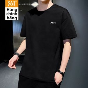 361° | Áo Thun Tay Ngắn Chữ Đen Phong Cách Mới Mùa Hè 2023