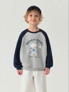 Marc&Janie | Cat Astronaut Patchwork Sweatshirt