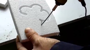 ปากกาตัดโฟม DIY บอร์ดเคที KTปากกาโฟมร้อนละลาย เครื่องมือตัดไฟฟ้า 15 ซม อุ่นเครื่อง 5 วินาที ตัดโฟมไฟฟ้า ที่ตัดโฟมไฟฟ้า （COD）