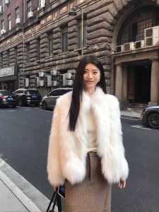 Eco-Friendly Fox Fur Coat Young Style Short Stand Collar Winter 2025 Womens Fashion Warm Thickened Korean Version Outerwear