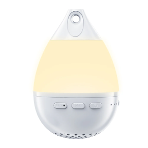 M10 ABS White Noise Machine 26 Soothing Sounds LED Warm Night Breathing Light for Home Theatre