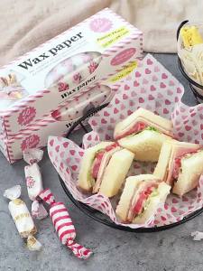 KEMORELA 50Pcs/Lot Wax Paper Food Wrappers Wrapping Paper Food Grade Grease Paper For Bread Sandwich Burger Oilpaper Baking Tool