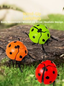 Running Wind-Up Ladybug Toy Stress Relief
