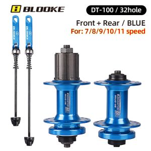 BLOOKE DT100 Bearing Bicycle Hub 32/36 Hole Disc Brake 7-11 S Speed Front Rear MTB Bike Disc Hubs Front & Rear MTB Hub