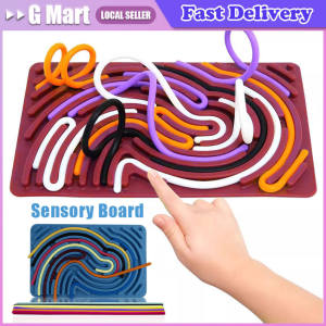 Silicone Sensory Activity Board Fidget Toys Children Relieve Stress Educational Toy Decompression Board Montessori Toy for Kids