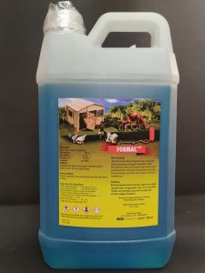 Formac act Disinfectant berwarna biru yang di formulasikan secara khusus secara khusus untuk membasmi mikroorganisme penyakit pada hewan. Membasmi seluruh mikroorganisme