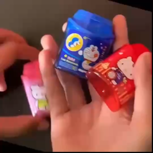 Double Hole Pencil Sharpener Sanrio Cute Cartoon Manual Pencil Sharpener School Supplies JVL