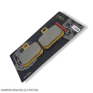 KAMPAS REM KALIPER 2 PISTON DISCPAD UNIVERSAL