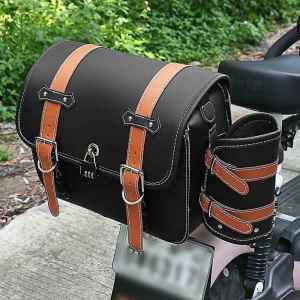 BONINGYU | Waterproof Vintage Universal Motorcycle Rear Seat Bag
