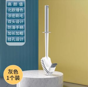 Berus Mangkuk Tandas Lembut Berkesan Toilet Brush Dead-Zone Free Toilet Brush Toilet Long Handle Cleaning Toilet Brush Soft