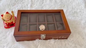 ไม้แท กล่องนาฬิกา 10 เรือน กล่องใส่นาฬิกา Watch Box กล่องของขวัญ