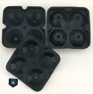 Cetakan Es Batu Pudding Agar-Agar Cokelat Silicone Silikon Diamond Berlian Tengkorak Bulat Rose Coklat Ice Maker Mold