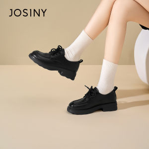 Josiny | Womens Comfort Soft Sole Oxford Style Small Leather Shoes