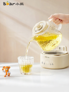 [China Plug Adapter Needed] Bear | Constant Temperature Multi-Function Glass Kettle