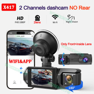 WIFI&APP Car Dvr 1080P Dash Cam for Cars 2/3 Channel Camera Recorder Front inside / Rear View Camera for Vehicle Night vision