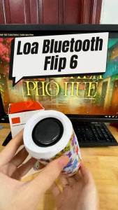 Loa Bluetooth Mini Flip 6 Âm Thanh Cực Hay Kết Nối Nhanh Pin 12h Chống Nước Chuẩn IPX67