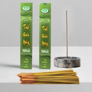 Nhang sạch thảo dược TUỆ GIÁC HƯƠNG 200 cây (dài 40cm) Thời gian cháy: 90 phút - Nhang thiên nhiên 100% thảo dược - Trầm Bắc/Quế - THẢO DƯỢC PHƯƠNG ANH