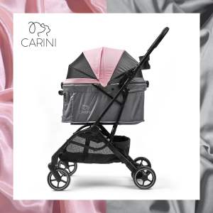 Carini Superfast Auto Folding Pet Stroller รถเข็นสัตว์เลี้ยงพับเก็บอัตโนมัติ รถเข็นสุนัข รถเข็นแมว