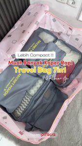 Tas Koper Pouch 7 IN 1 Baju Sepatu Organizer Travel Kantong Penyimpanan Makeup Serbaguna