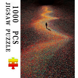 Jigsaw Puzzle for Adults 500/1000/1200/2000PCS Floral Pathway Scenery Mindful Hobby Collectible Art Gift