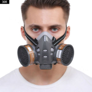 Half/Full Face Gas Mask Safety Glasses Spray Paint Chemical Pesticide Decoration Formaldehyde Anti-Dust And Filter Accessories