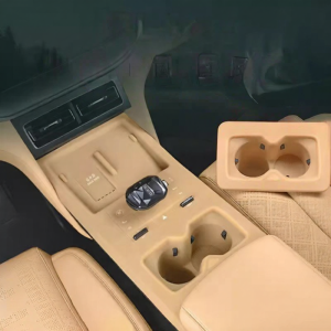 QUEXIANG | Wireless Charging Cup Holder Protective Pad for Interior Console