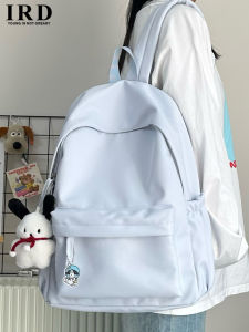 IRD | Minimalist Blue Ins Style High School Girl Backpack
