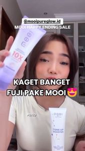 Mooi Pure Glow Tone Up Booster - Lotion Pencerah kulit 100gr (100% Original) paket 3 pcs