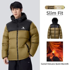 CAMEL | Waterproof Down Feather Warm Winter Jacket