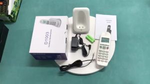 D1003 Wireless Landline Phone with Caller Display and Memory For Office Home Hotel