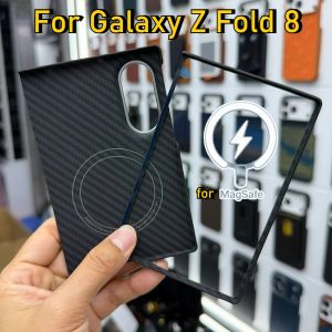2026 New for Magsafe Magnetic Aramid Carbon Fiber Case for Samsung Galaxy Z Fold 8 Lightweight Ultra Thin Armor Protective Cover