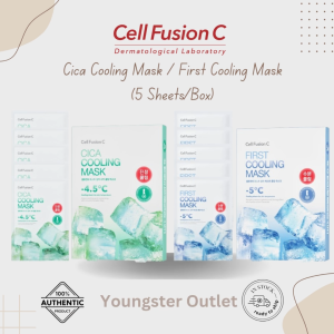 Cell Fusion C Cica Cooling Mask / First Cooling Mask (5 Sheets/Box)