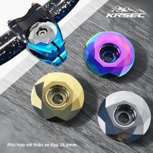Nắp Chụp Cốt Yên Xe Đạp MTB Đường Trường 28.6mm Nắp Chụp Ống Cốt Phuộc Với Ốc Vít Hợp Kim Nhôm Phụ Kiện Xe Đạp
