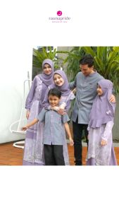 RAUNA Sarimbit ILALANG /SR-13 Purple / Family Set