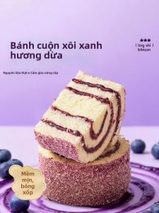 BIBIZAN | Bánh Cuốn Lúa Mì Toàn Phần Dừa Vị Việt Quất