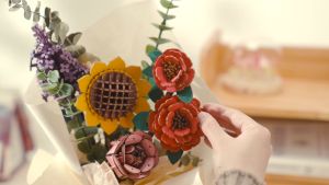 Robotime Rowood DIY Lilac 3D Wooden Puzzle (TW021) Wooden Flower Puzzle