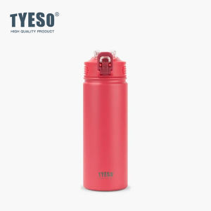 TYESO | TYESO 750ML New Thermos Bottle With Straw Stainless Steel Car Thermal Cup Sports Water Bottles Keeps Cold and Heat Thermal Mug